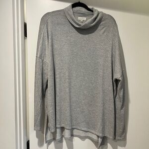 Lucky Brand  - Large - Gray Cowl Neck Sweater